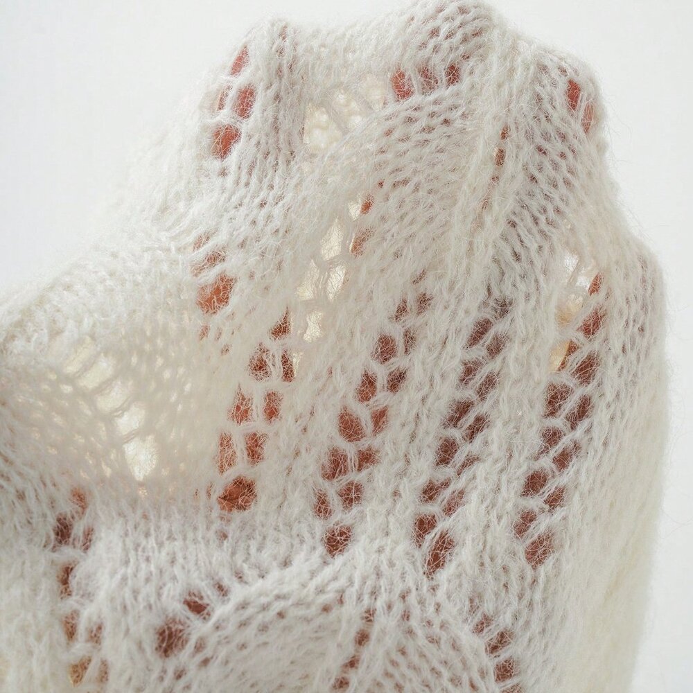 Apricot Elegant Women's Sweater - Picture 10 of 10